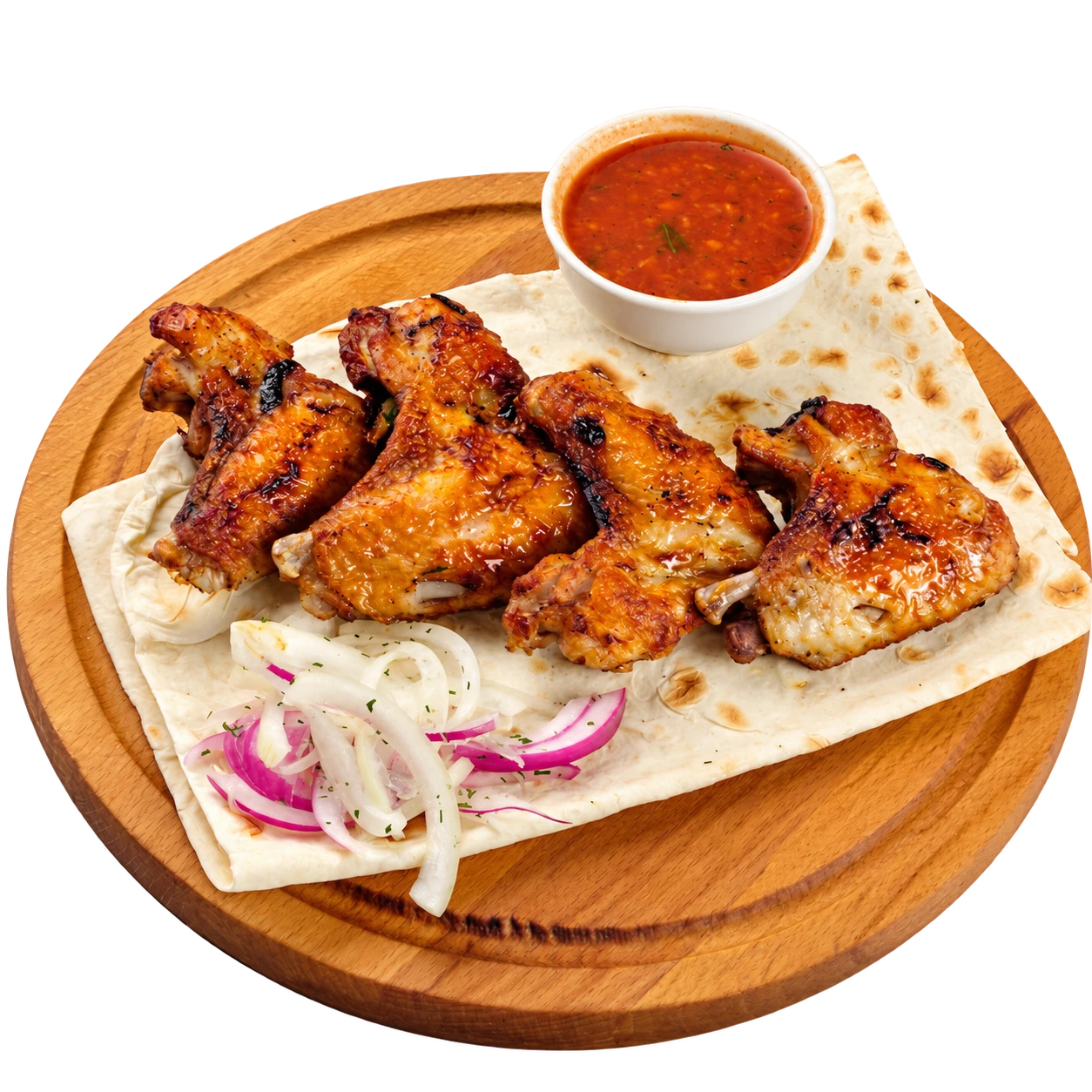 Шашлык из куриных крылышек