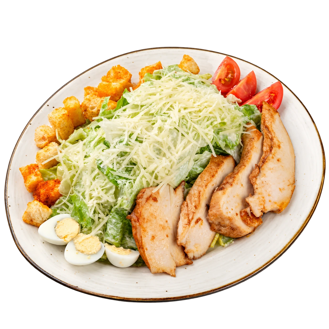 Салат «цезарь» с курицей